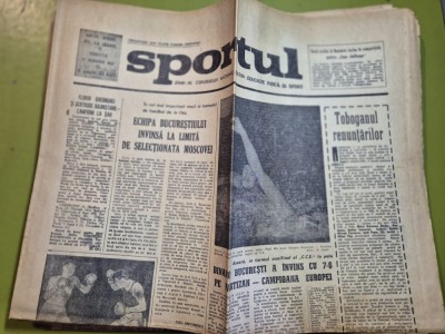 ziarul sportul 25 noiembrie 1967 - boxul craiovean,articol dobrin foto