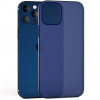 Husa TPU Tech-Protect UltraSlim pentru Apple iPhone 12 / Apple iPhone 12 Pro, 0.4mm, Matte, Bleumarin