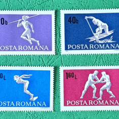 TIMBRE ROMANIA MNH LP 694/1969 -SPORT - Serie simplă