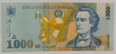 Bancnota 1000 lei - ROMANIA, anul 1998 *cod 118 B = NECIRCULATA foto