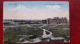 Romania-1925-Constanta-ved. din port cu siloz.-st.INDEPENDENTA GARA -C.P.circ.