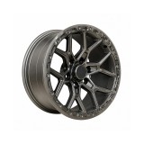 Jante DY411 KM 17x9 6x139.7 ET -12 gri mat antracit compatibile Ford Toyota Nissan Mitsubishi Cod: DY411