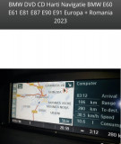 BMW DVD CD Harti Navigatie BMW E60 E61 E81 E87 E90 E91 Europa + Romania 2023