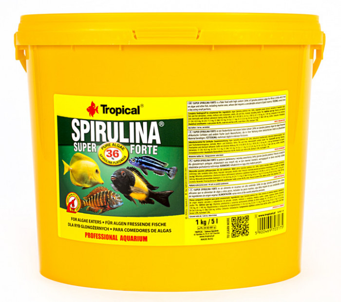 SPIRULINA FORTE Tropical Fish, 36% 1000 ml/ 200g AnimaPet MegaFood