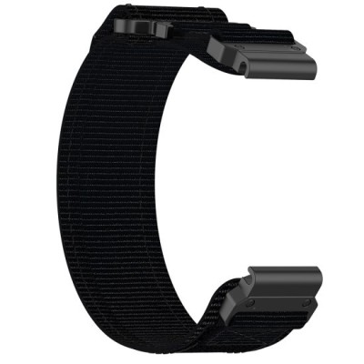Curea pentru Garmin Fenix 5/5 Plus 6/6 Pro/7/Forerunner 935/945/955/Approach S60/S62 - Techsuit Watchband QuickFit (W057) - Black foto
