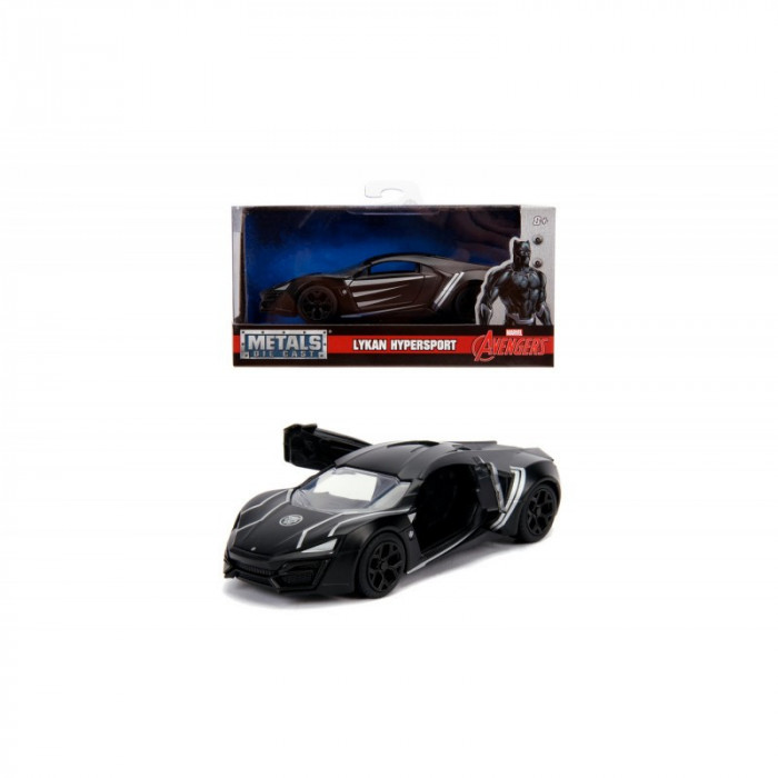 Masina metalica Black Panther Lykan Hypersport, scara 1:32