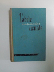 TABELE MATEMATICE UZUALE BUC.1961 foto