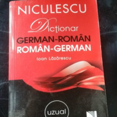Dictionar , German Roman, Roman German , Ioan Lazarescu