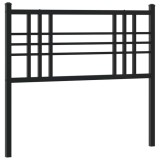 Cumpara ieftin Tablie de pat de schimb metalica, negru, 100 cm