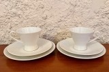 2 SETURI DE 3 PIESE DIN PORTELAN FIN- RAYMOND LOEWY- MARCAJ ROSENTHAL GERMANY