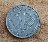 C50 - Moneda foarte veche - Germania - 2 marci - 1973 litera D, Europa