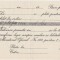 ROMANIA Bilet la ordin BUN PENTRU FILIGRAN timbru sec 1934