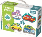 Puzzle trefl baby clasic vehicule pentru transport 8 piese