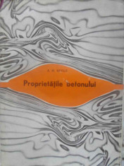 PROPRIETATILE BETONULUI-A.M. NEVILLE foto