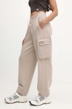 Miss Sixty pantaloni de trening 6L2PJ0670000 PJ0670 KNITTED L/PANTS culoarea bej, neted, 6L2PJ0670000