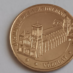 M1 A1 7 - Medalie amintire - Basilique de la Madeleine - Vezelay - Franta - 2017