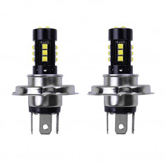 Set 2 Becuri auto LED H4, 160W/set, 6000K, 15LED