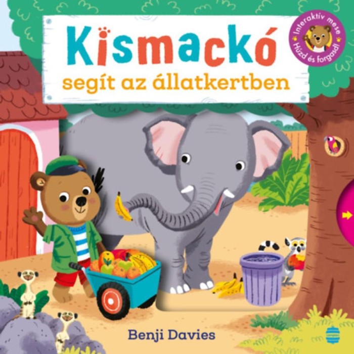 Kismack&oacute; seg&iacute;t az &aacute;llatkertben - Davies