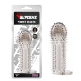 Prelungitor penis cu tepi Nubby Grey