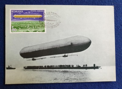 Aviatie - ARIPI ROMANESTI - CP - ZEPPELIN - Zeppelinul L.Z 1 foto
