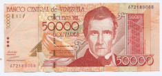 Venezuela 50.000 Bolivares 24.08.1998 - A72189068, B11, P-83 foto