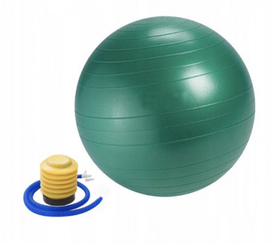 Gymball verde Ostrovit 65 cm + pompă foto