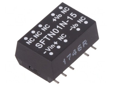 Convertor DC/DC 1W 21.6-26.4V la 15V 67mA SMD foto