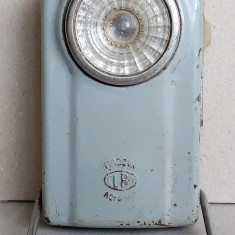 Lanterna metalica romaneasca de colectie marca ELBA, anii 70 functionala