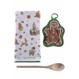 Set ustensile bucatarie Craciun cm 18 x 32 H