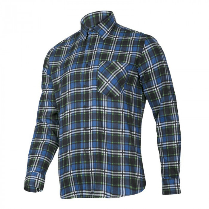 Camasa flanel cu carouri / albastru - xl/h-182