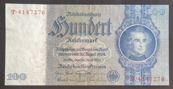 Germania, 100 Reichsmark 1935.