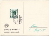 Carte poștală Germania 1938 cu timbru Deutsches Reich 6 Rpf &bdquo;Ein Volk, Ein Reich, Ein F&uuml;hrer&rdquo; -A116