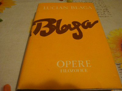 Blaga - Opere - volumul 11- Triologia cosmologica - cartonata - 1988 foto