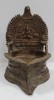 Lampa din bronz pentru ulei, India, Secol XIX