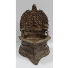 Lampa din bronz pentru ulei, India, Secol XIX