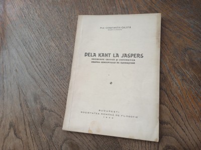 DE LA KANT LA JASPER, 1944 - CONSTANTIN CALOTA foto