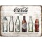 Placa metalica - Coca Cola - Evolution - 30x40 cm
