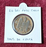 20 Lei 1930 Carol - moneda veche - fals de epoca