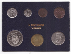 Olanda 1980 - Set monetarie (1c-1/2G, UNC) foto