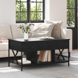 vidaXL Masă de cafea Stejar negru 100 x 55 x 50 cm Lemn compozit 883037