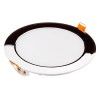 Panou led slim rotund 18w 4000k - crom, V-TAC