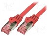 Cablu patch cord, Cat 6, lungime 2m, S/FTP, LOGILINK - CQ2054S