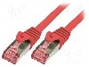 Cablu patch cord, Cat 6, lungime 1m, S/FTP, LOGILINK - CQ2034S foto