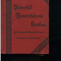 Jospeh Kürschner Universal Konvesations Lexikon cca. 1900