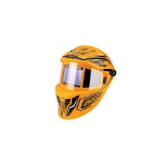 Masca sudura automata profesionala 100 x67 mm vizor, 4 senzori, cristale lichide, 0,04 ms, pentru protectie la sudura - Ingco AHM001