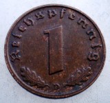 2.736 GERMANIA 1 REICHSPFENNIG 1938 D, Europa, Bronz