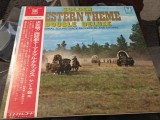 Vinil 2xLP Various Golden Western Theme Japan Press NM/EX CU OBI Insert