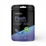 Capsule COOLMANN Flush, pentru stimularea tranzitului intestinal, bogat &icirc;n fibre, complex de clorofilină de cupru, 60 buc