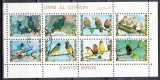A12 S7 6 - Timbre foarte vechi - Umm all Qiwain - pasari exotice - bloc filatelic