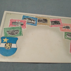 CARTE POSTALA EMBOSATA 1905 SCRISA DAR NECIRCULATA